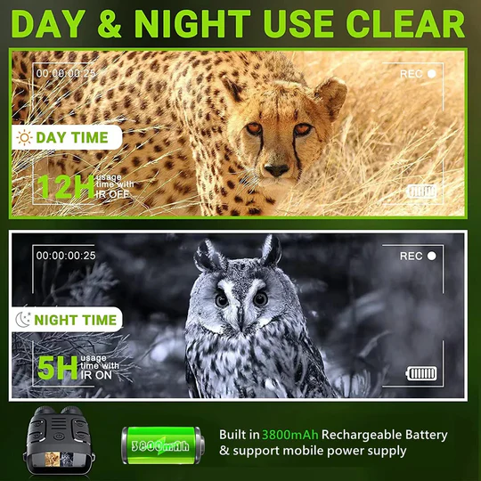 Clear-X™ Pro Night Vision Binoculars